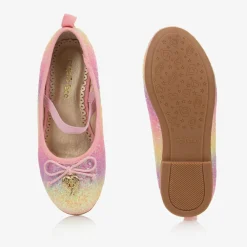 Angels Face Pumps & Ballerinas*Rainbow Ballerina Shoes Pink