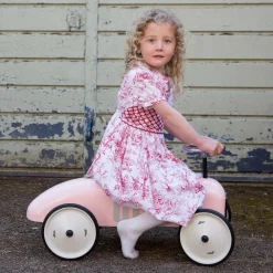 Vilac Gifts*Pink Ride-On Vintage Car (76cm)