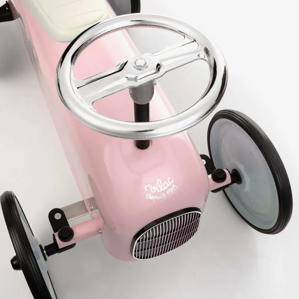 Vilac Gifts*Pink Ride-On Vintage Car (76cm)