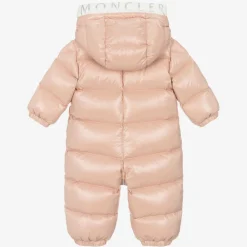 Moncler Enfant Snowwear|Snowwear*Pink Samian Puffer Snowsuit