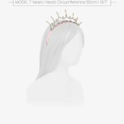 Souza Hair Accessories*Pink, Silver & Pearl Crown