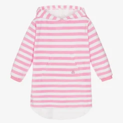 Mitty James Swimwear*Pink Stripe Cotton Towelling Robe