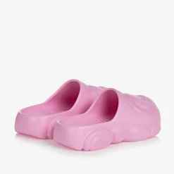 Moschino Kid-Teen Sliders|Sliders*Pink Teddy Bear Clogs