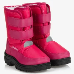 Playshoes Snow Boots|Snow Boots*Pink Velcro Snow Boots