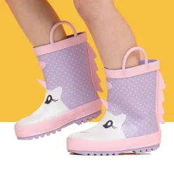 Chipmunks Rain Boots|Rain Boots*Purple & Pink Unicorn Rain Boots