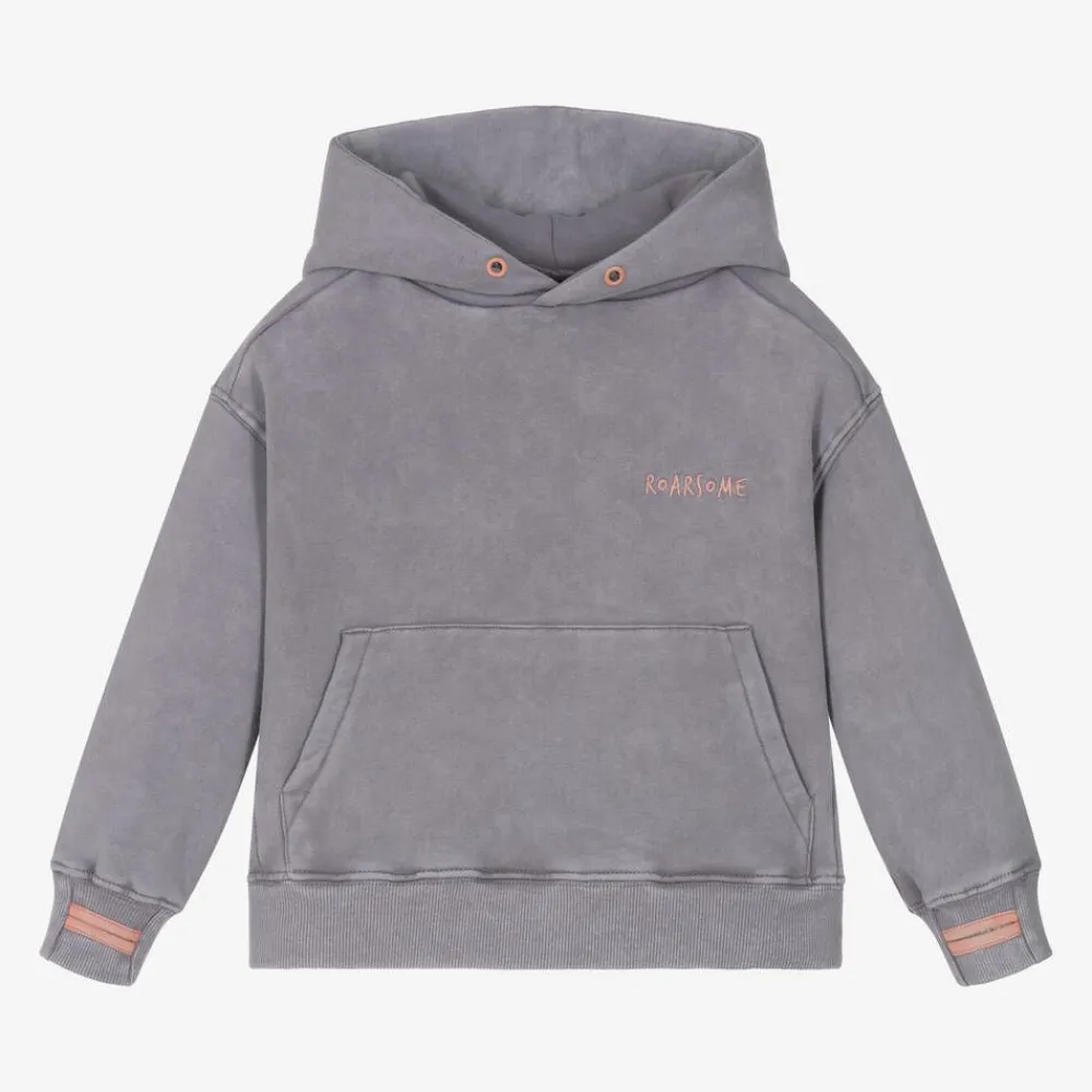 Roarsome Tops*Purple Organic Cotton Unicorn Hoodie