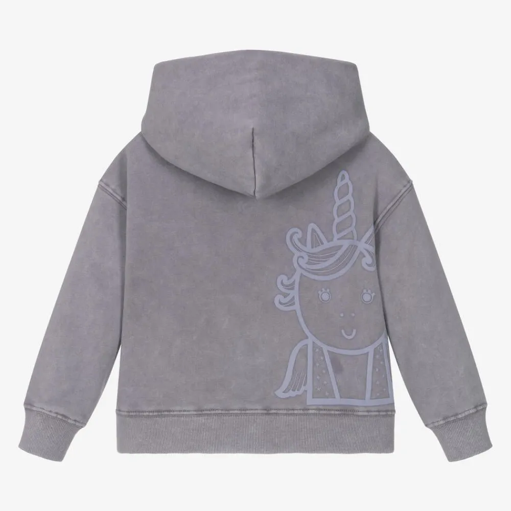 Roarsome Tops*Purple Organic Cotton Unicorn Hoodie