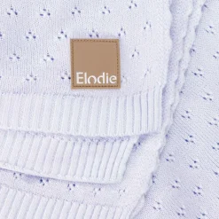 Elodie Blankets & Shawls*Purple Pointelle Baby Blanket (100cm)