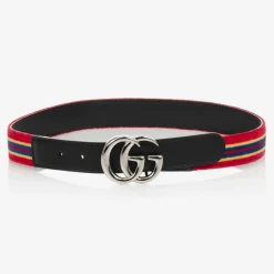 Gucci Clothing Accessories|Clothing Accessories*Red & Blue Striped Velvet Belt