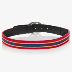 Gucci Clothing Accessories|Clothing Accessories*Red & Blue Striped Velvet Belt