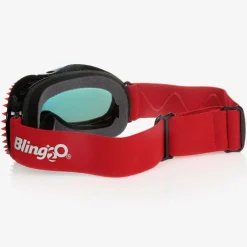 Bling2o Snowwear*Red & Black Ski Goggles