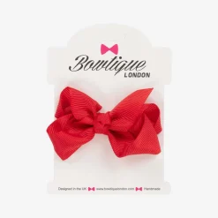Bowtique London Hair Accessories*Bow Hair Clip (7cm) Red
