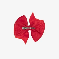 Bowtique London Hair Accessories*Bow Hair Clip (10cm) Red