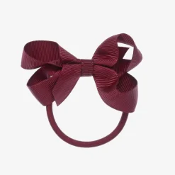 Peach Ribbons Hair Accessories*Red Bow Hair Elastic (7cm)