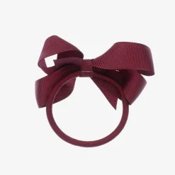 Peach Ribbons Hair Accessories*Red Bow Hair Elastic (7cm)