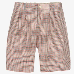 Gucci Shorts*Red Check Bermuda Shorts