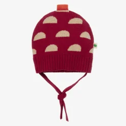 The Bonniemob Hats|Hats*Red Cotton & Cashmere Knit Hat