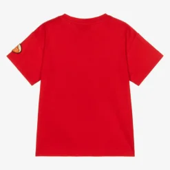 Gucci Tops*Red Cotton Logo T-Shirt