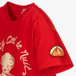 Gucci Tops*Red Cotton Logo T-Shirt