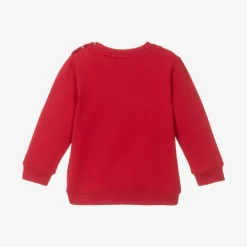 NAME IT Tops|Tops*Red Festive Cotton Baby Sweatshirt