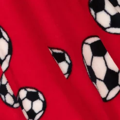 Playshoes Towels & Robes|Nightwear*Red Football Fleece Dressing Gown