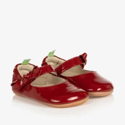 Tip Toey Joey First Walkers|First Walkers*Red Leather Baby Shoes