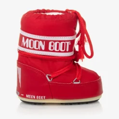Moon Boot Snow Boots|Snow Boots*Red Mini Nylon Snow Boots