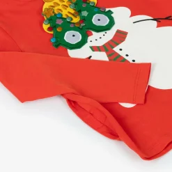 Stella McCartney Kids Tops|Tops*Red Organic Cotton Snowman Top