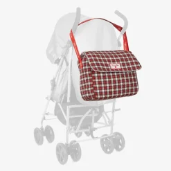 Monnalisa Bags*Red Quilted Tartan Changing Bag (33cm)