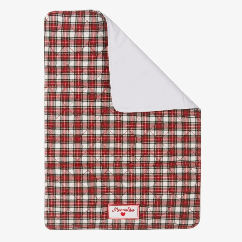 Monnalisa Bags*Red Quilted Tartan Changing Bag (33cm)
