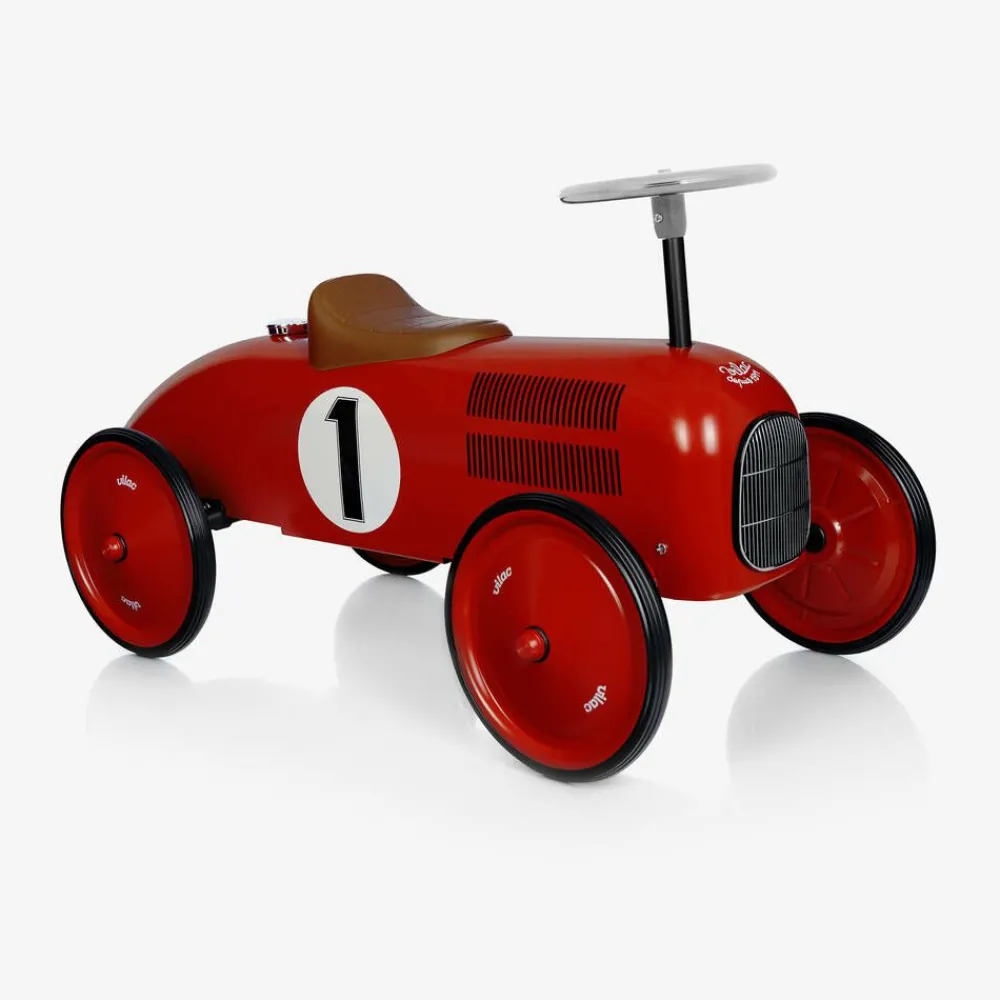 Vilac Gifts*Red Ride-On Vintage Car (76cm)