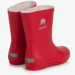 CeLaVi Rain Boots|Rain Boots*Red Rubber Rain Boots