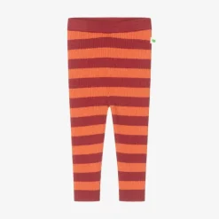 The Bonniemob Leggings|Leggings*Red Stripe Cotton & Cashmere Knit Leggings