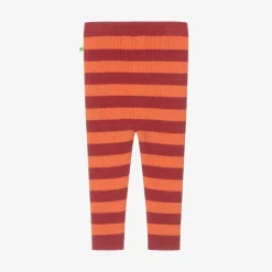 The Bonniemob Leggings|Leggings*Red Stripe Cotton & Cashmere Knit Leggings