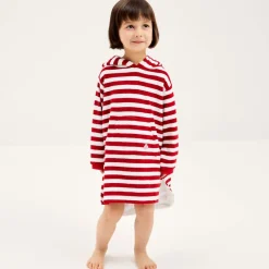 Mitty James Swimwear*Red Stripe Cotton Towelling Robe