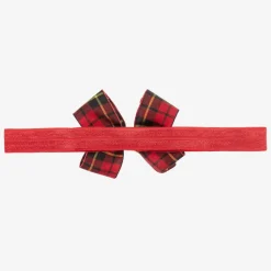 Cute Cute Hair Accessories*Red Tartan Headband (7cm)