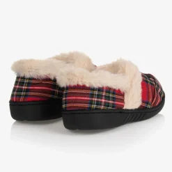 Beau KiD Slippers|Slippers*Red Tartan Slippers