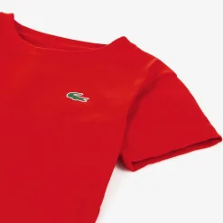 Lacoste Activewear|Activewear*Red Ultra-Dry Crocodile T-Shirt