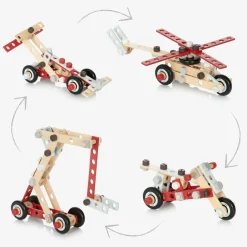 Vilac Toys|Toys*Red Wooden Workbench Toy (73cm)