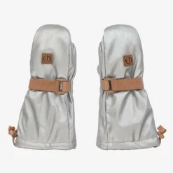 Elodie Gloves & Mittens|Gloves & Mittens*Silver Faux Leather Mittens