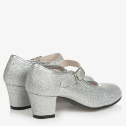 Childrens Classics Wedges & Heels|Wedges & Heels*Silver Glitter Heeled Shoes