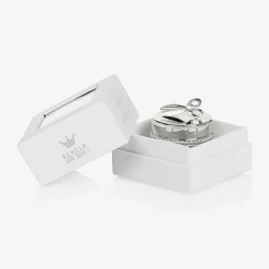 Bam Bam Gifts*Silver Plated Hairlock Box (5cm)