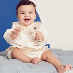 English Trousseau Gifts|Gifts*Silver Rattle Gift Set (10cm)