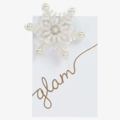 Milledeux Hair Accessories*Snowflake Hair Clip (5cm)