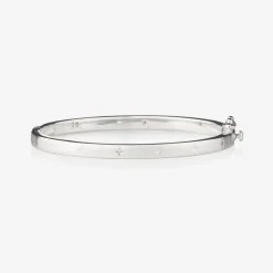 Little Star Jewellery|Jewellery*Sterling Silver & Diamond Star Bangle