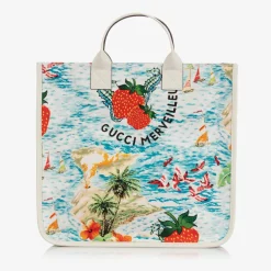 Gucci Bags*Strawberry Tote Bag (34cm)