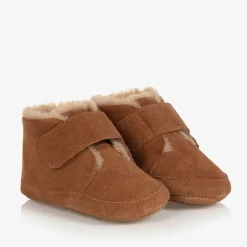 Old Soles First Walkers|First Walkers*Tan Brown Leather First Walker Boots