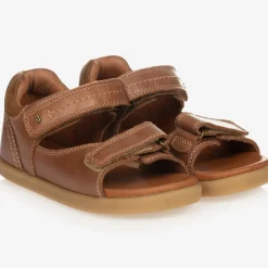 Bobux IWalk Sandals|Sandals*Tan Brown Leather Sandals