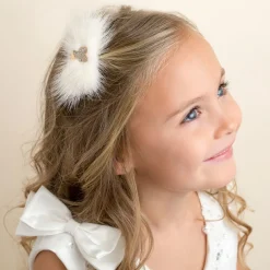 Cute Cute Hair Accessories*Teddy & Fur Hairclip (10cm)