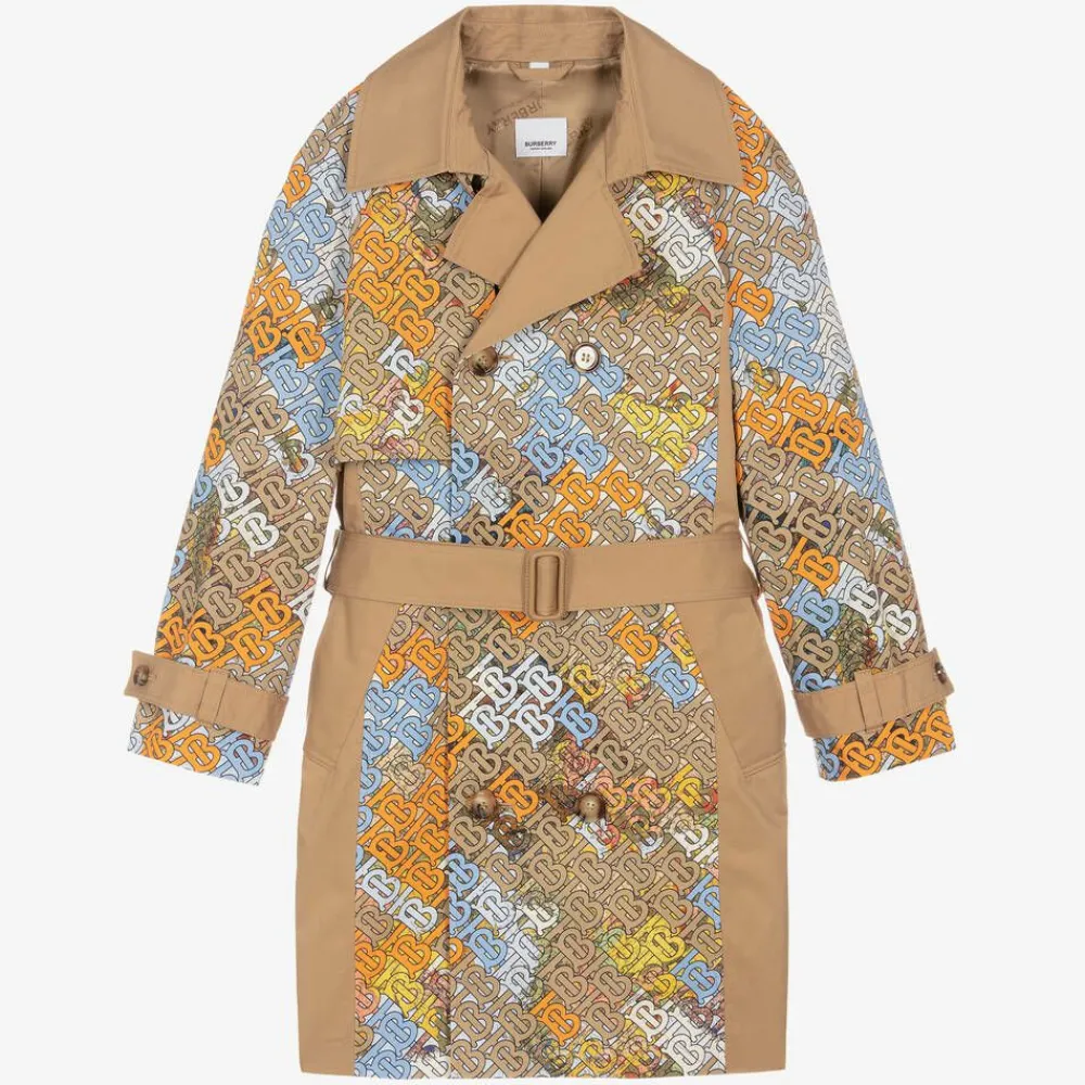 Burberry Coats & Jackets|Coats & Jackets*Teen Beige Monogram Trench Coat ArchiveBeige